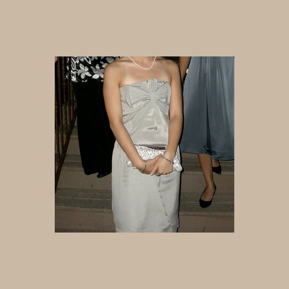 BCBG RUNWAY Champagne Strapless Dress - Picture 10 of 10